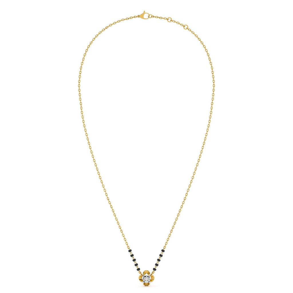 Bloomcore Petal 9KT Gold Lab Grown Diamond Mangalsutra