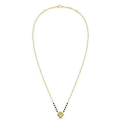 Bloomcore Petal 9KT Gold Lab Grown Diamond Mangalsutra