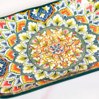Mandala Melange Long Platter Dish Green