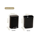 Dustro Metal Pedal Dustbin Black 5000ml