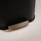 Dustro Metal Pedal Dustbin Black 5000ml