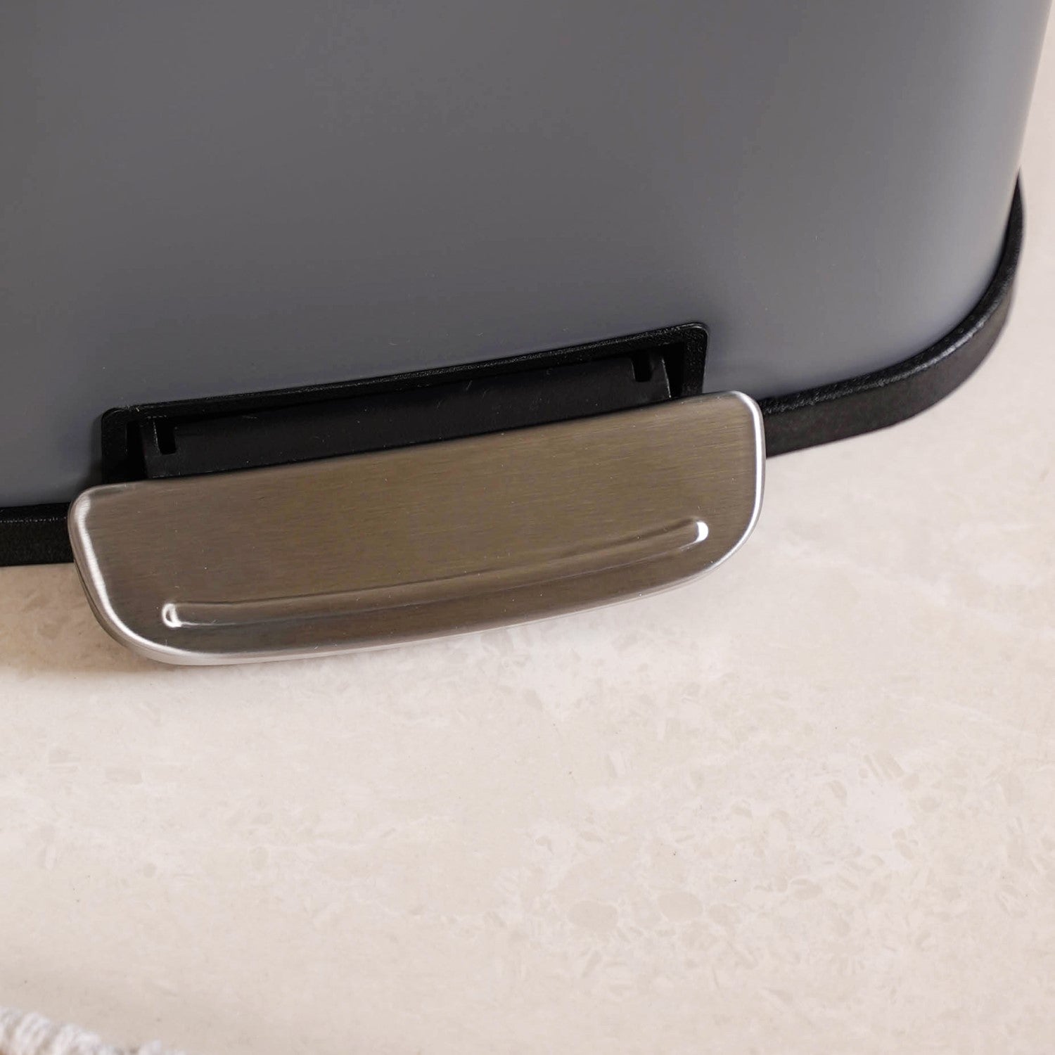 Dustro Metal Pedal Dustbin Grey 5000ml