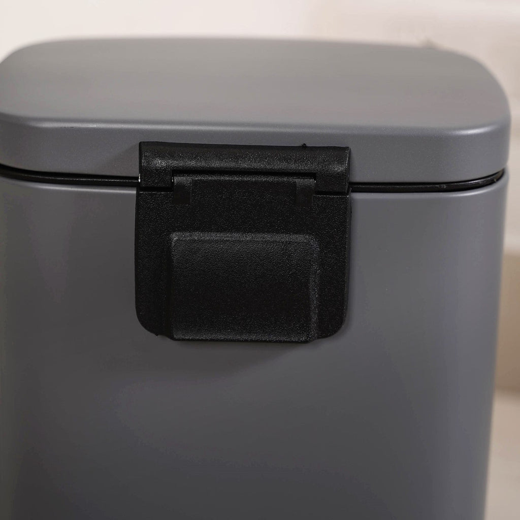 Dustro Metal Pedal Dustbin Grey 5000ml