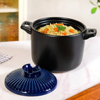Lumea Cooking Pot With Lid Blue 4700ml