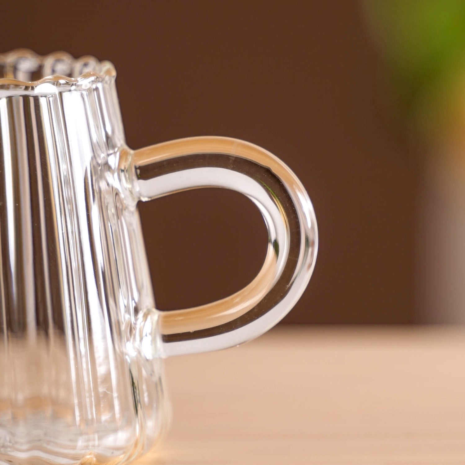 Milk Pot Glass Creamer Jug Set Of 2 120ml