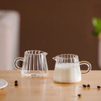 Milk Pot Glass Creamer Jug Set Of 2 120ml