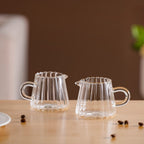 Milk Pot Glass Creamer Jug Set Of 2 120ml