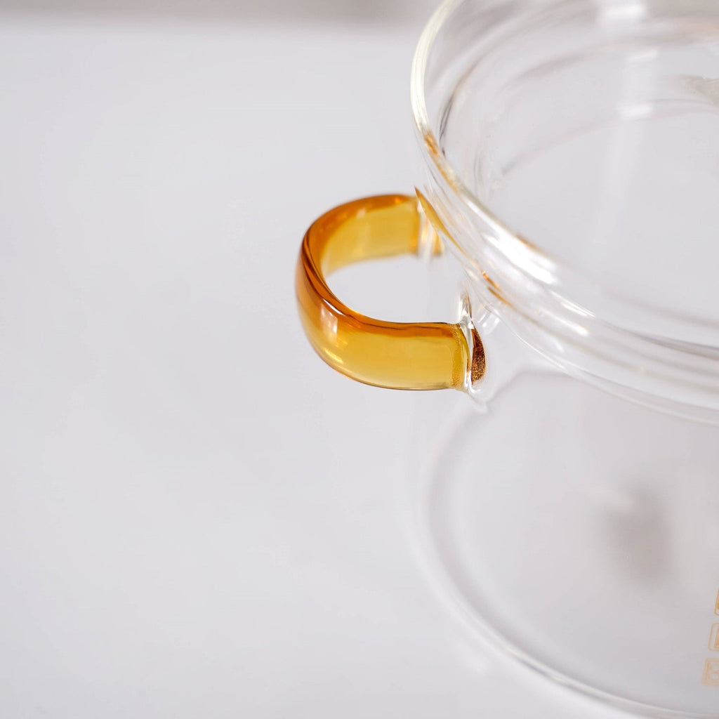 Mini Borosilicate Glass Pot With Lid 450ml