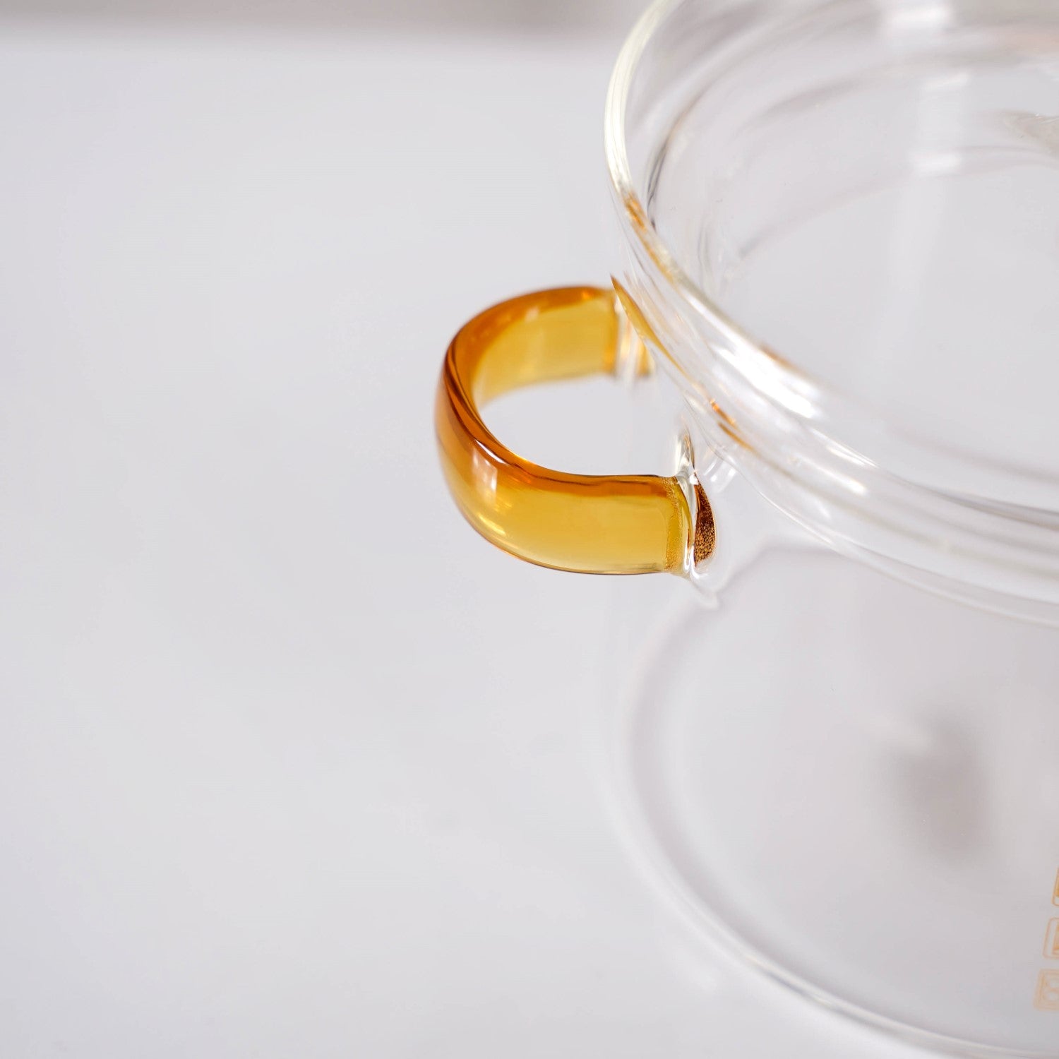 Mini Borosilicate Glass Pot With Lid 450ml