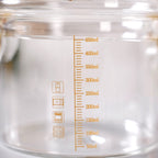 Mini Borosilicate Glass Pot With Lid 450ml