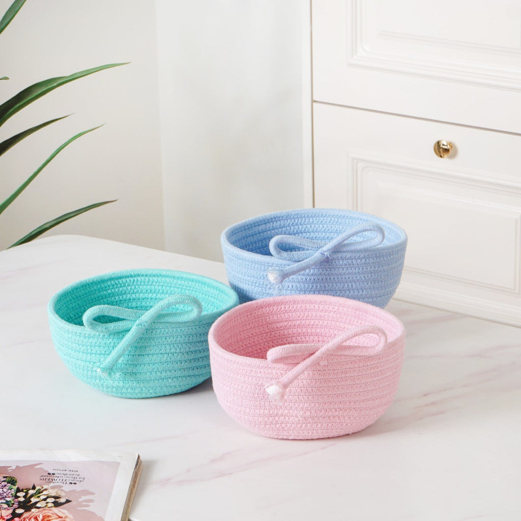 Mini Storage Basket Set Of 3 10cm