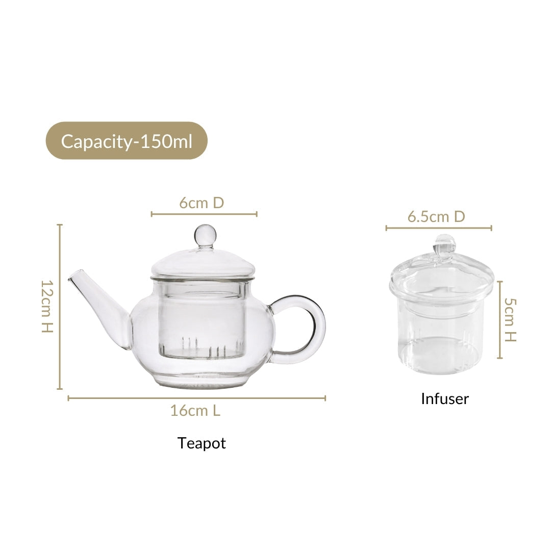 Mini Teapot With Infuser 150ml
