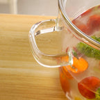 Minimalist Borosilicate Glass Cooking Pot With Lid 3200ml