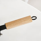 Minimalist Glass Saucepan With Wooden Handle And Lid 1800ml