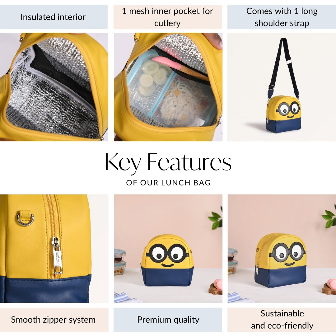 Banana Buddy Insulated Leakproof Lunch Bag For Kids