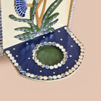 Mirrorwork Lippan Wall Tealight Holder Set Of 2 Royal Blue