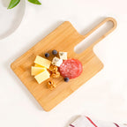 Mod Bamboo Platter With Handle 13 Inch