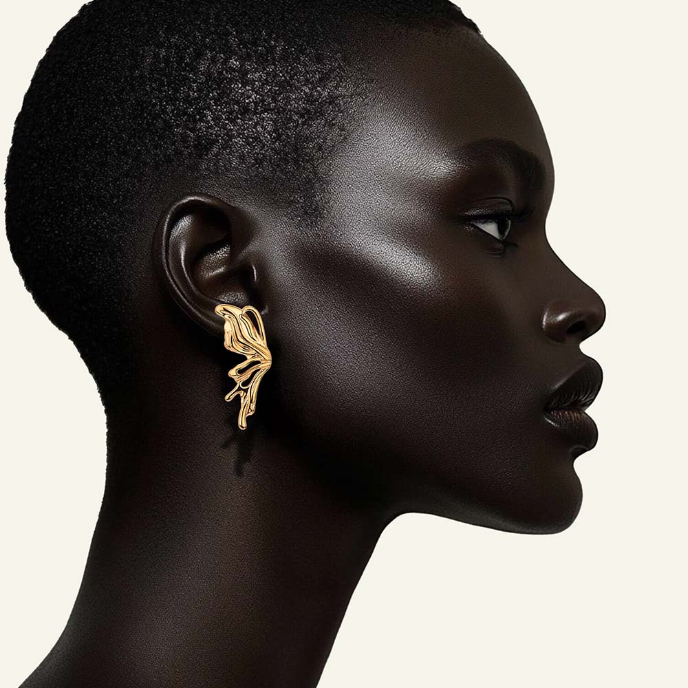 Butterfly Wing Drop Earrings