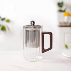 Modern Fluted Glass 2 In 1 Infuser Mug 500ml