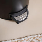 Clean Curve Metal Dustbin With Removable Bucket Black 5000ml