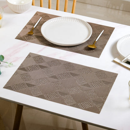 Modern Mosaic Shiny Placemat Set Of 6