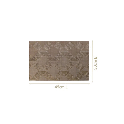 Modern Mosaic Shiny Placemat Set Of 6