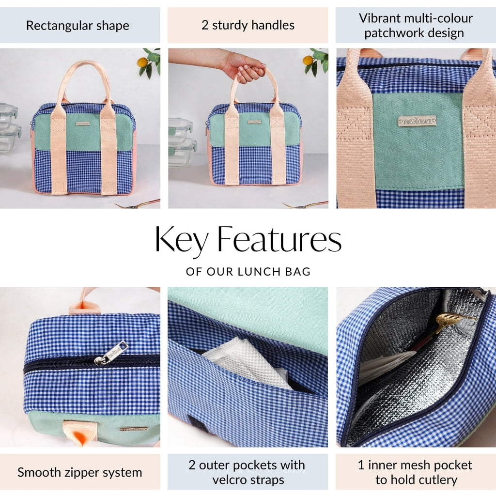 Bento Pop Multicolour Insulated Lunch Bag