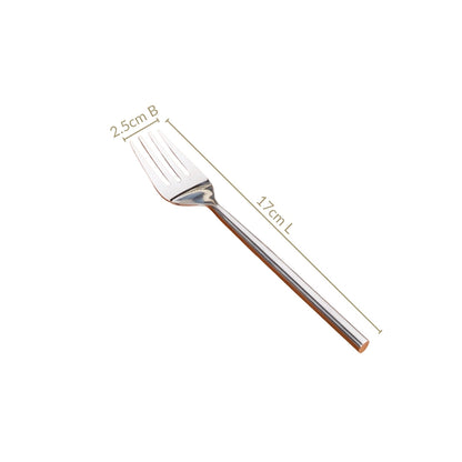 Modern Stainless Steel Table Fork Set Of 6