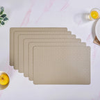 Brown Weave Placemat Set Of 6