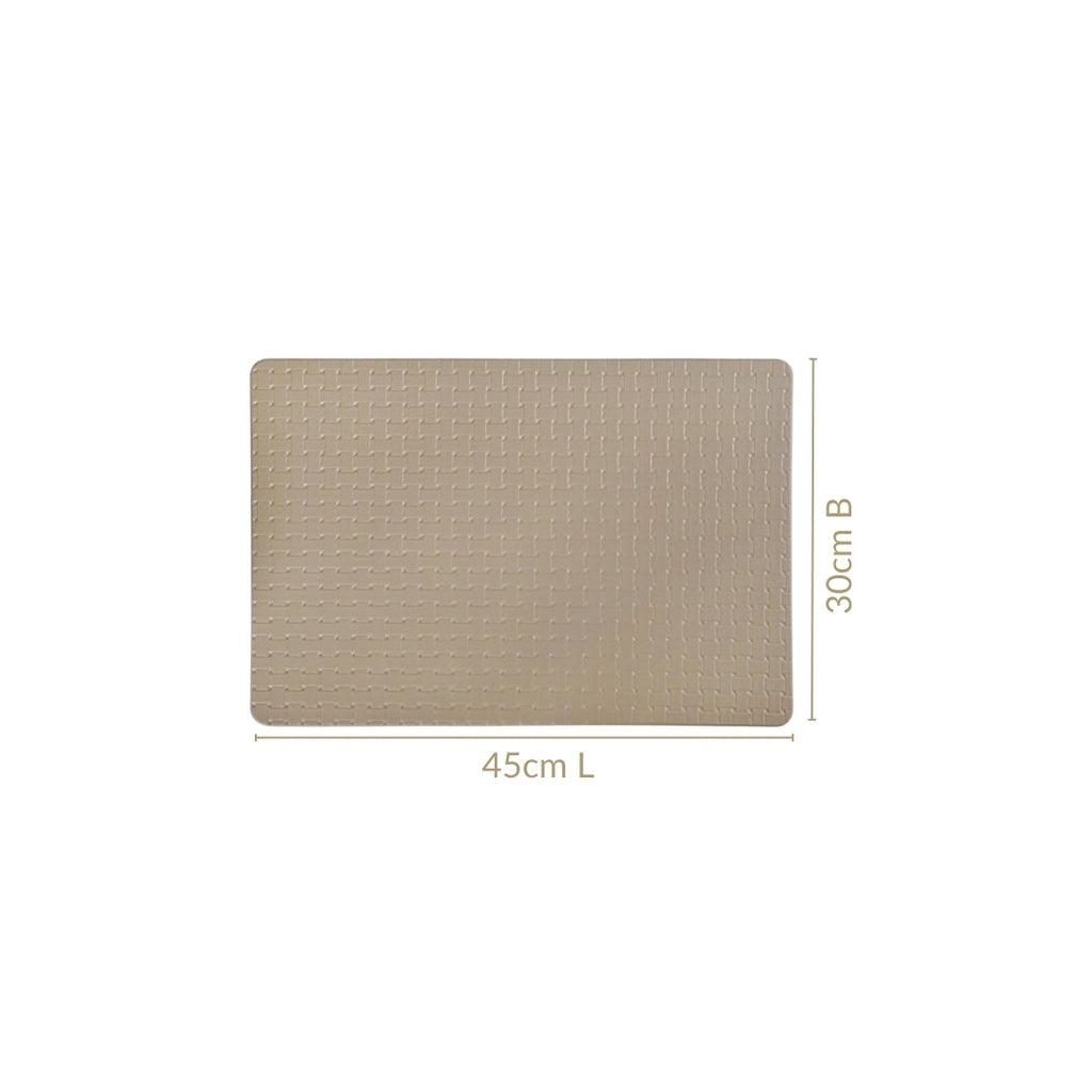 Brown Weave Placemat Set Of 6