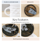 Coffee Mug Set Of 2 White 400ml