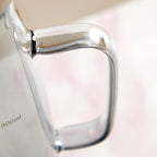 Chic Grey Borosilicate Glass Oil Jar Dispenser With Markings 1000ml