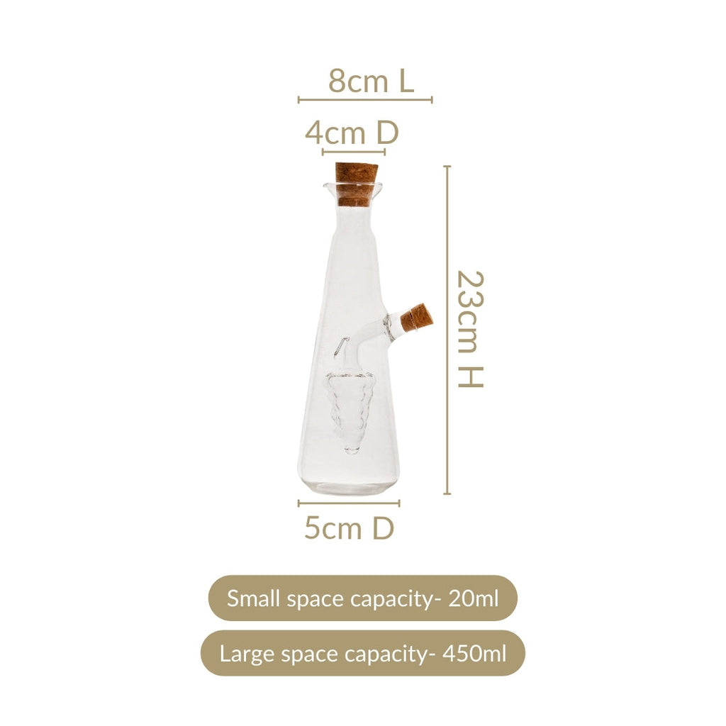 Multipurpose Cruet For Olive Oil And Balsamic Vinegar