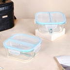 Black PU Leather Lunch Bag Set