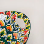 Green Mystic Mandala Long Dish With Handles 400ml