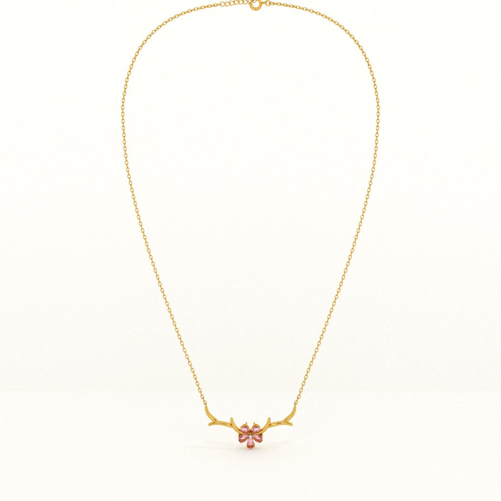 Cherry Flower Necklace