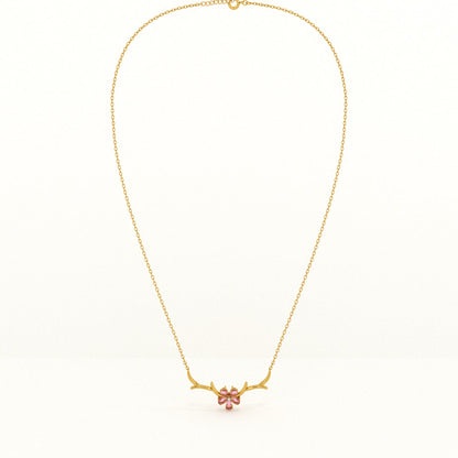 Cherry Flower Necklace