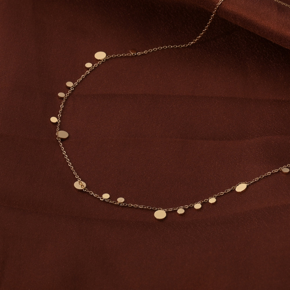 Descending Disc Necklace