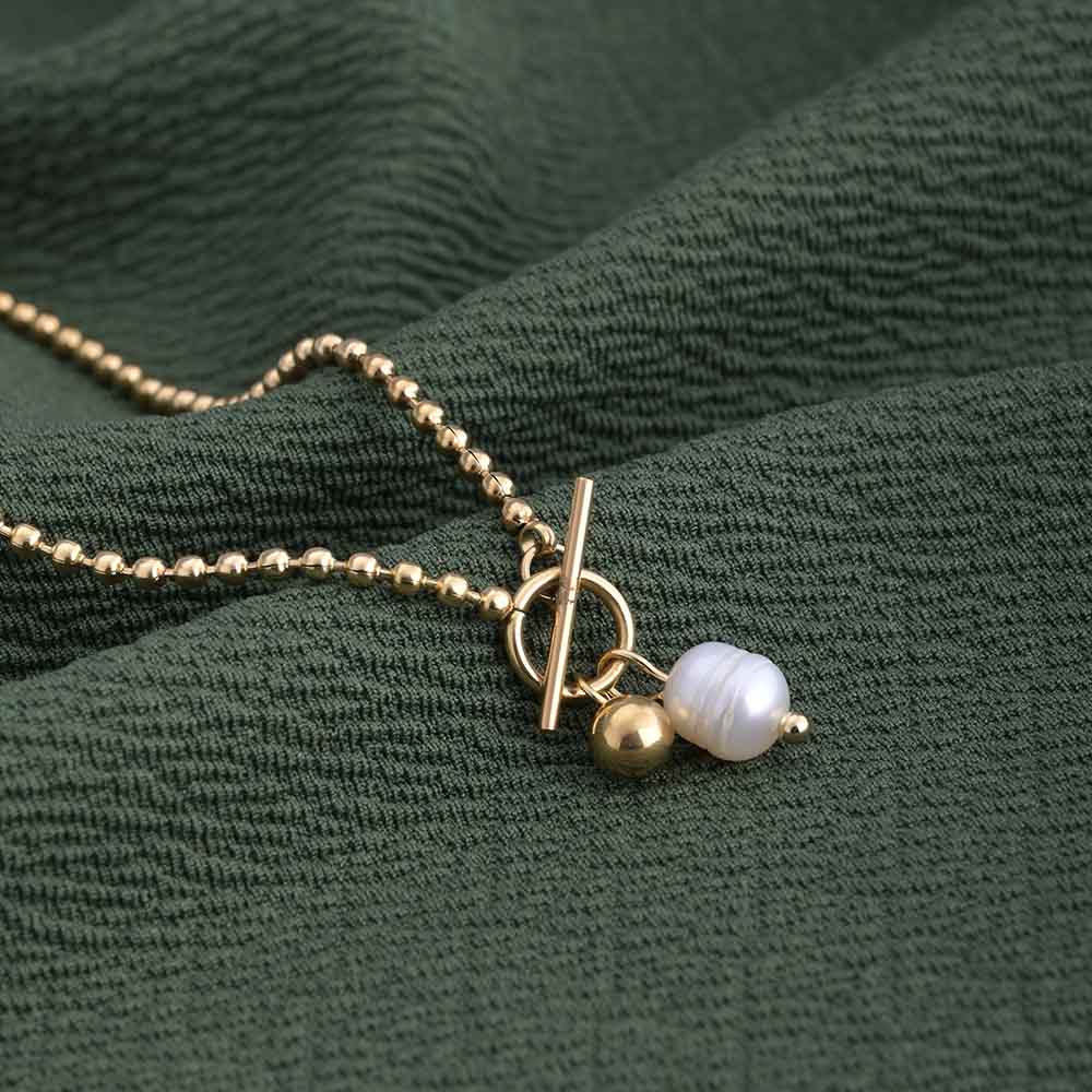 Dainty Beaded Pearl Chain
