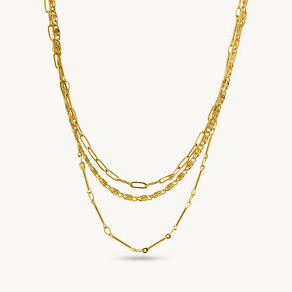 Golden Glow Layered Luxe Necklace