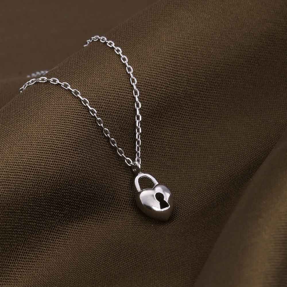 Love Lock Necklace- 925 Silver