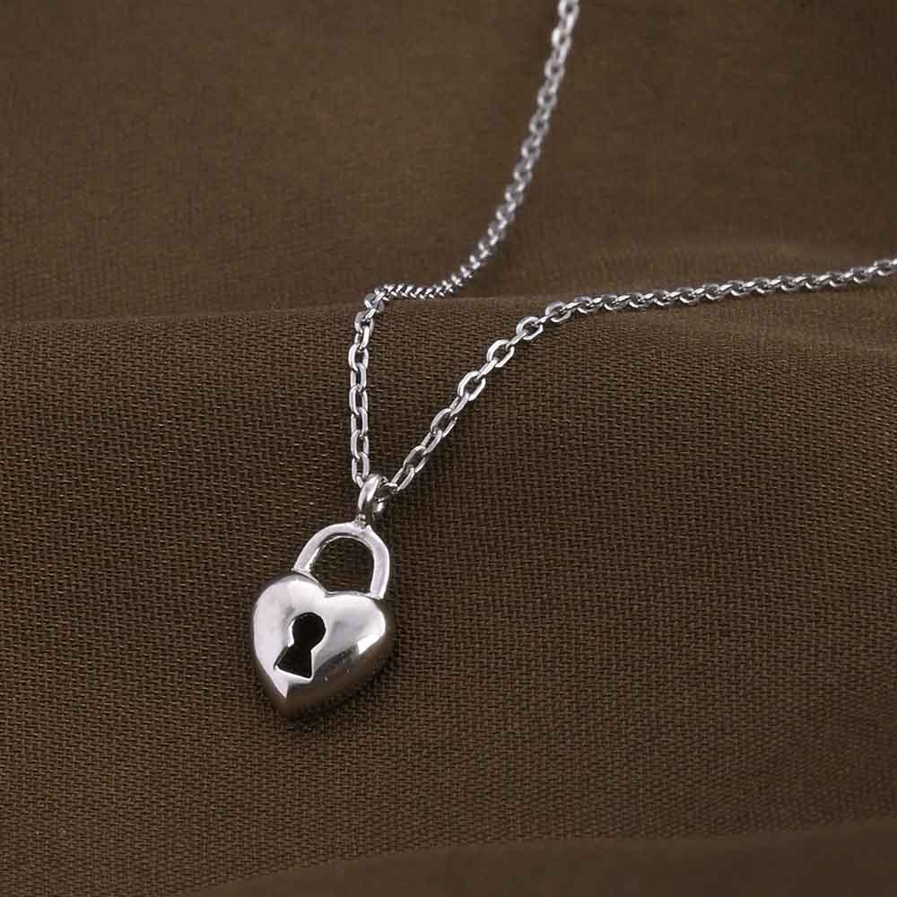 Love Lock Necklace- 925 Silver