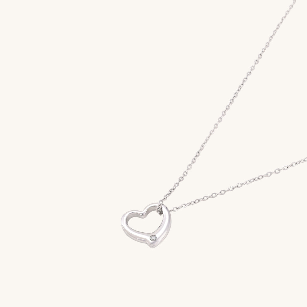Heart Outline Necklace