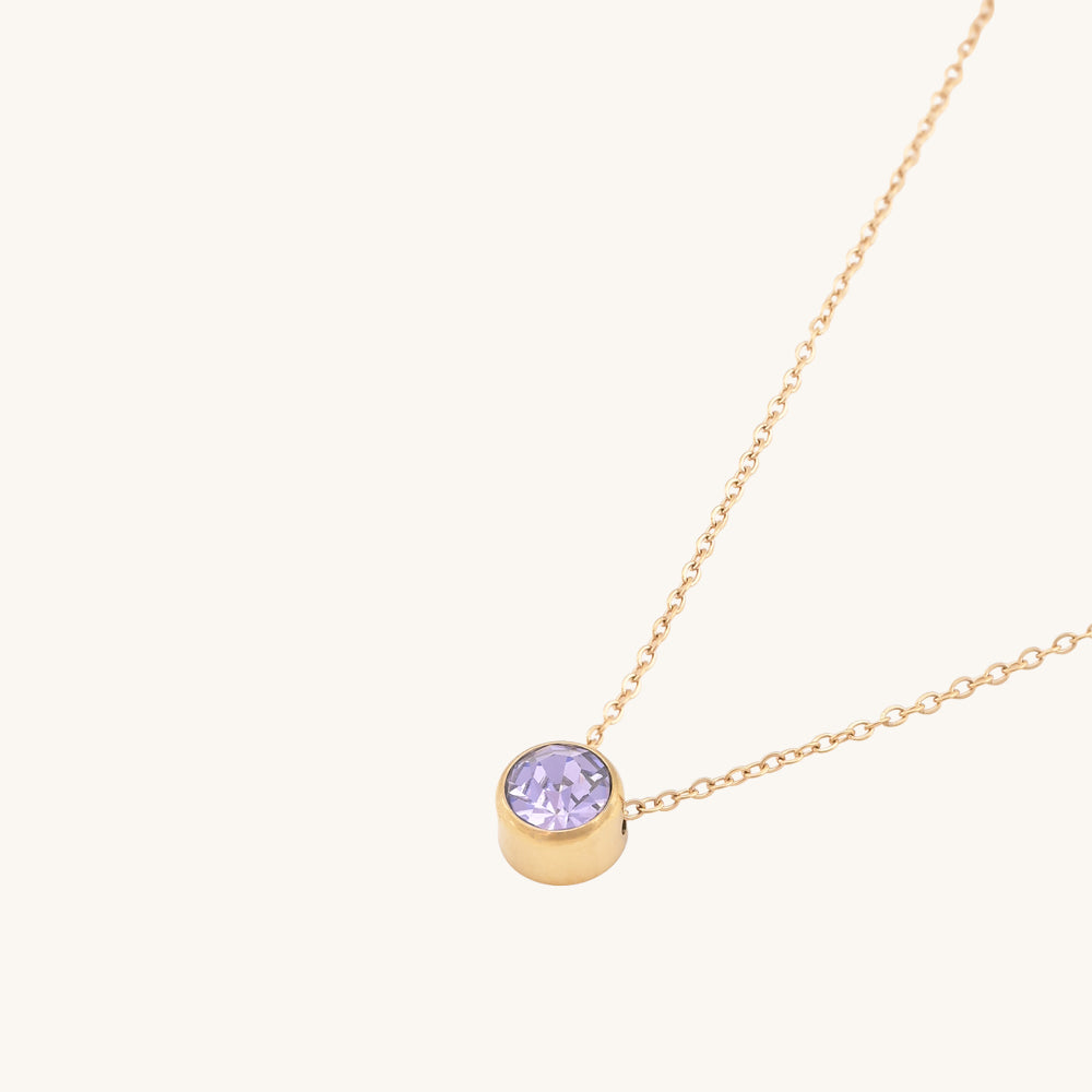 Dainty Birthstone Necklace