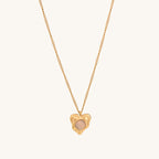 Cat Eyes Heart Pendant