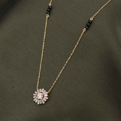 Hamsini Diamond Mangalsutra | BIS Hallmarked | 18k Gold Vermeil