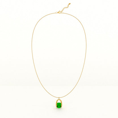 Regal Emerald Necklace