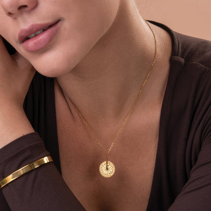 Sunsign Wheel Necklace