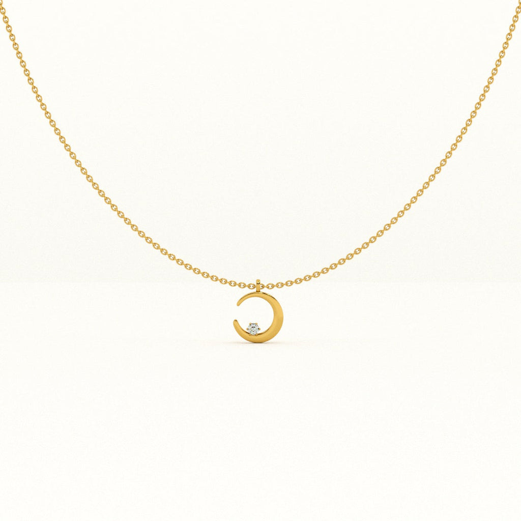 Moon Charm Necklace