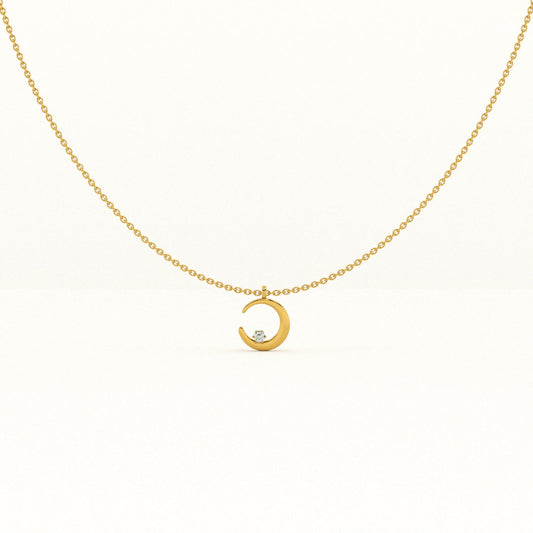 Moon Charm Necklace
